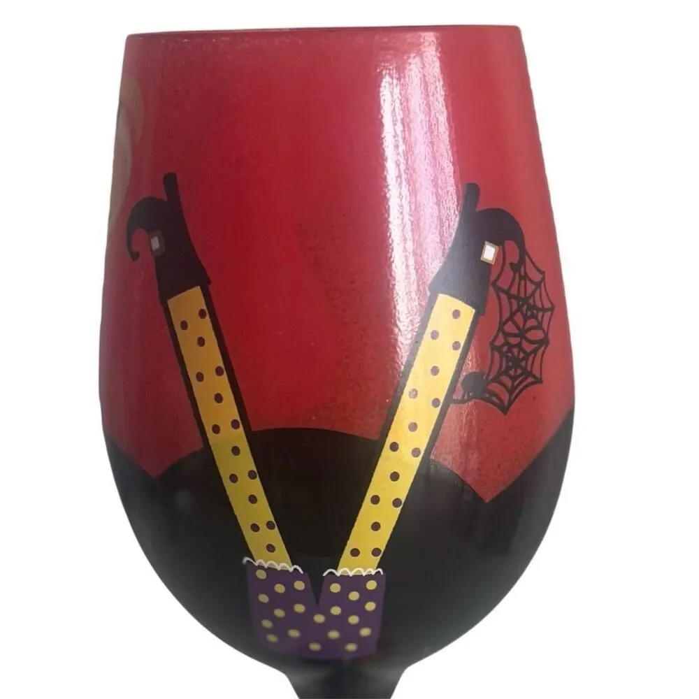 Lolita Wicked Witch 4th Wine Glass By Lolita RARE Halloween NEW